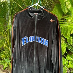 Nike Elite Florida Gators Basketball Velour Zip.